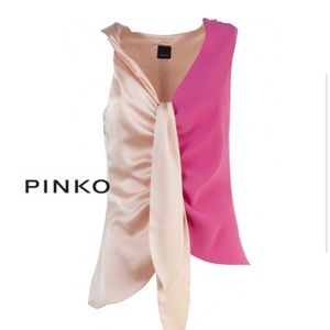Pinko pink/blush top NWT! Size 44/US8 ret$300+‎